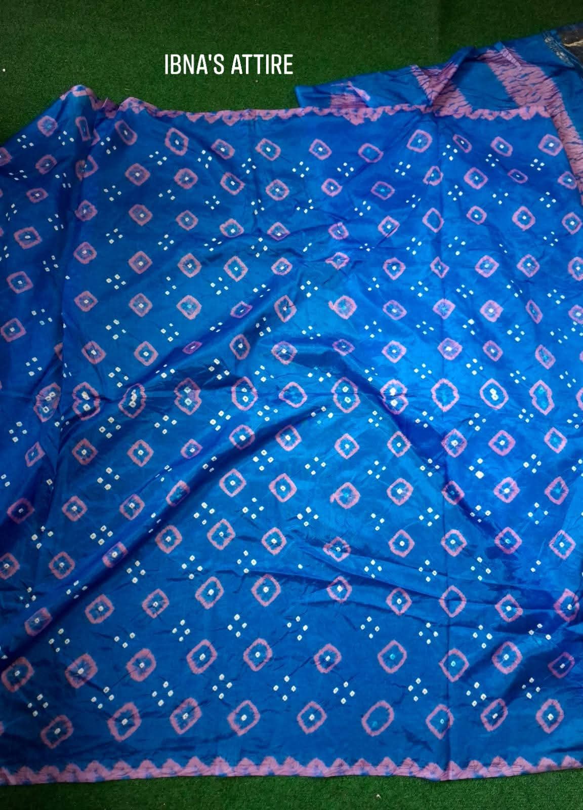 Bandhani sibory saree
