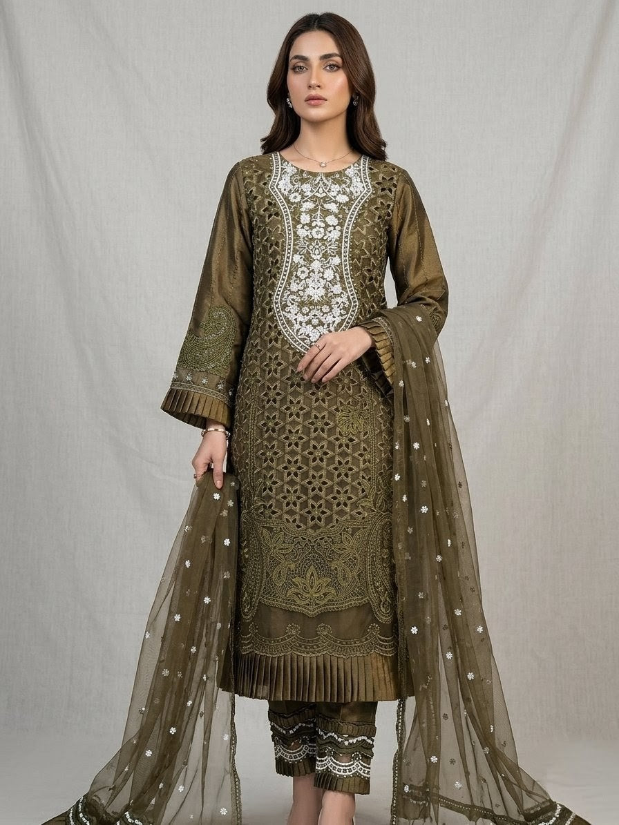 Zimmy choo Three piece suit - olive