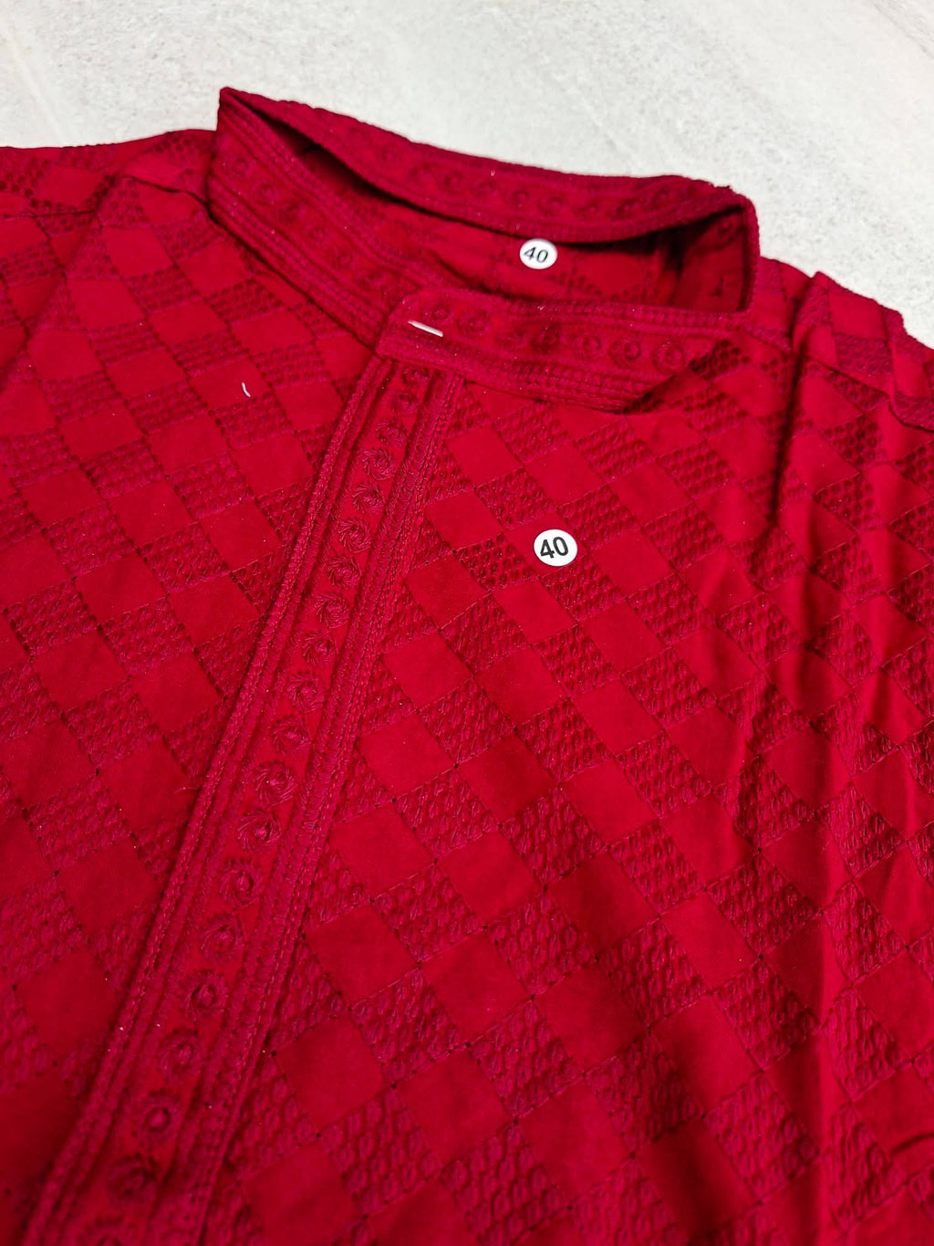 Rayon panjabi / kurta ( maroon)