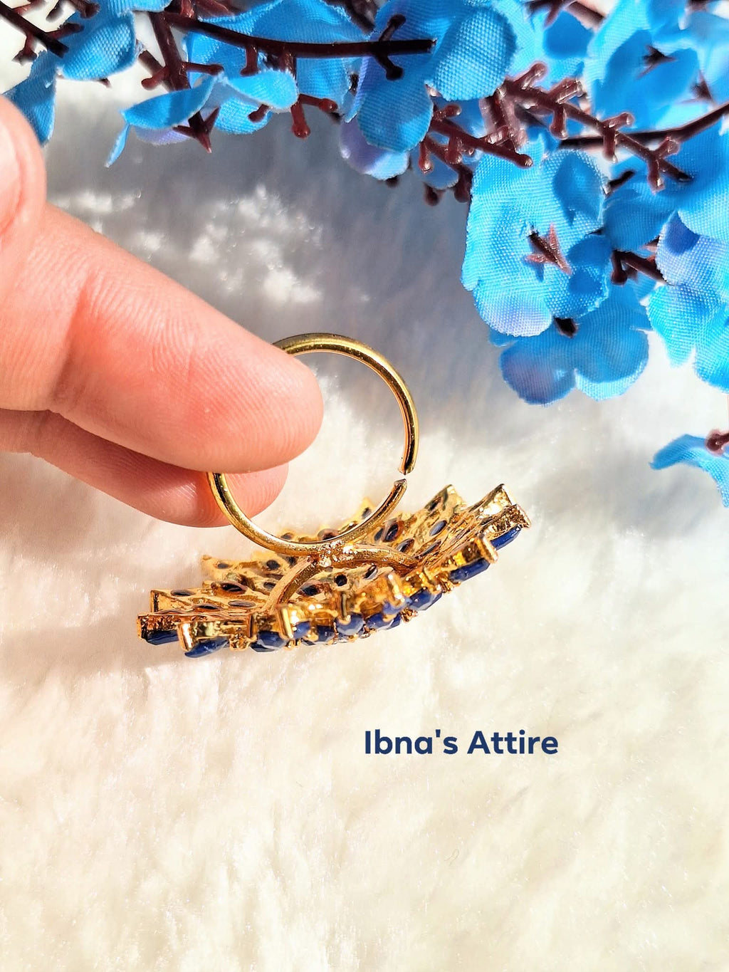 Gold plated AD adjustable rings