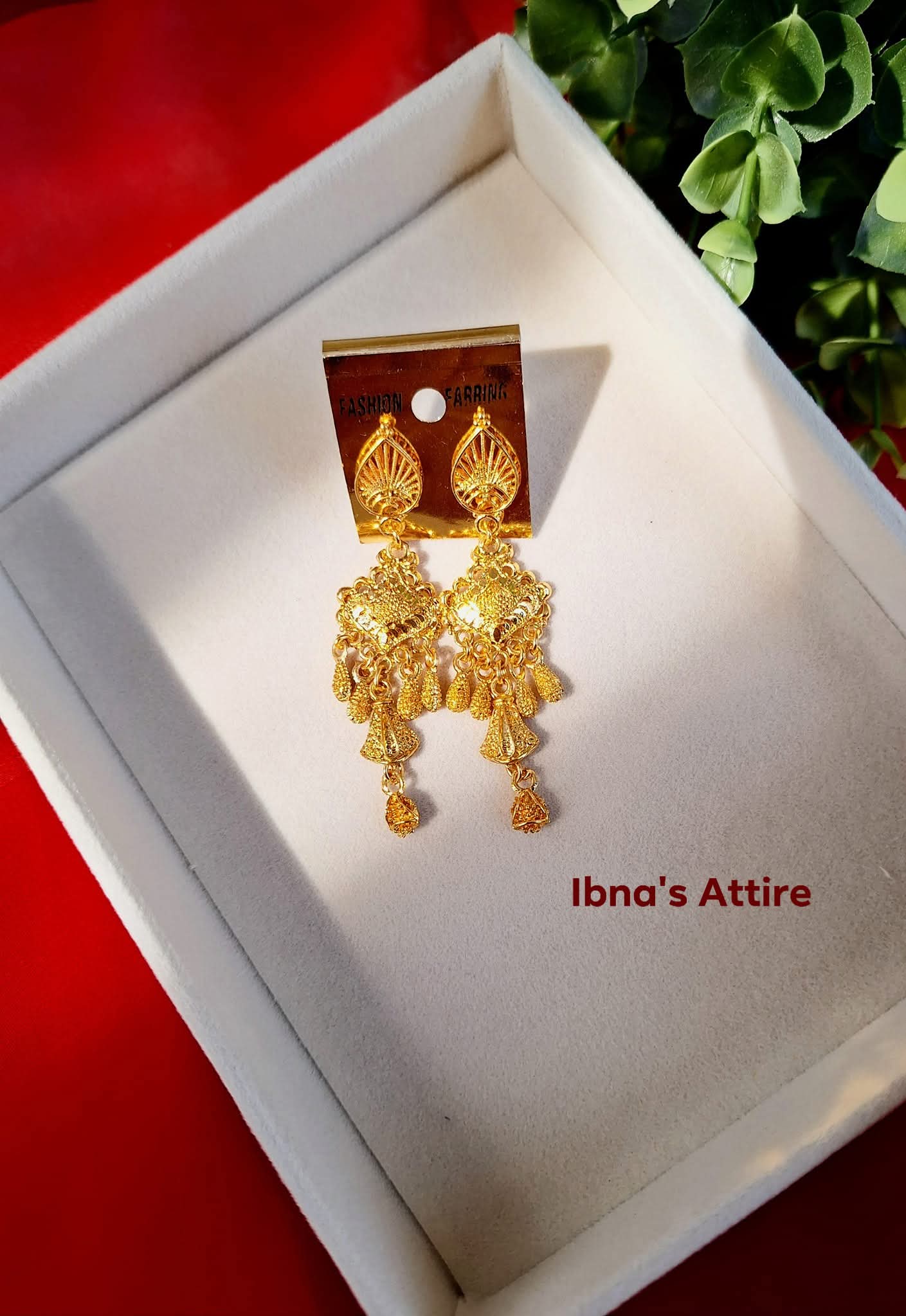 Goldplated earrings