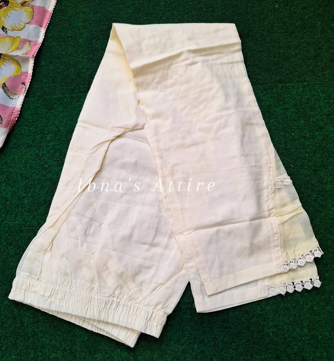 Pure Cotton Self Weaving Suit with Organza Dupatta