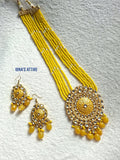 Necklace set- yellow