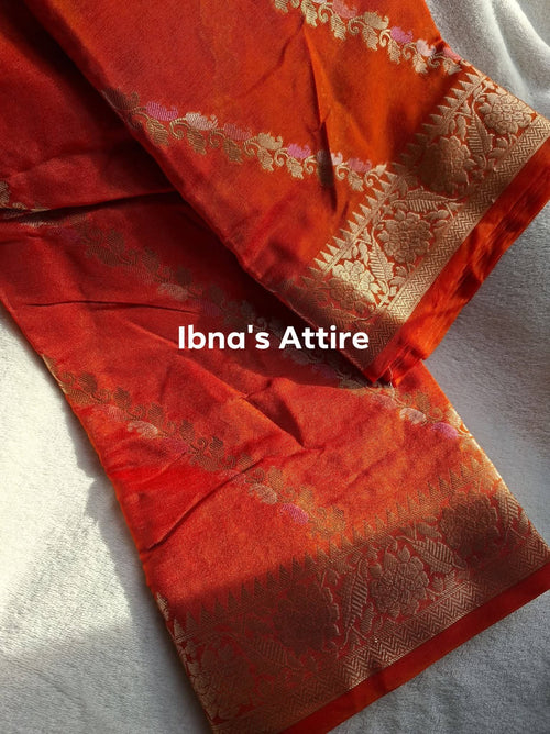 Banarasi semi silk saree