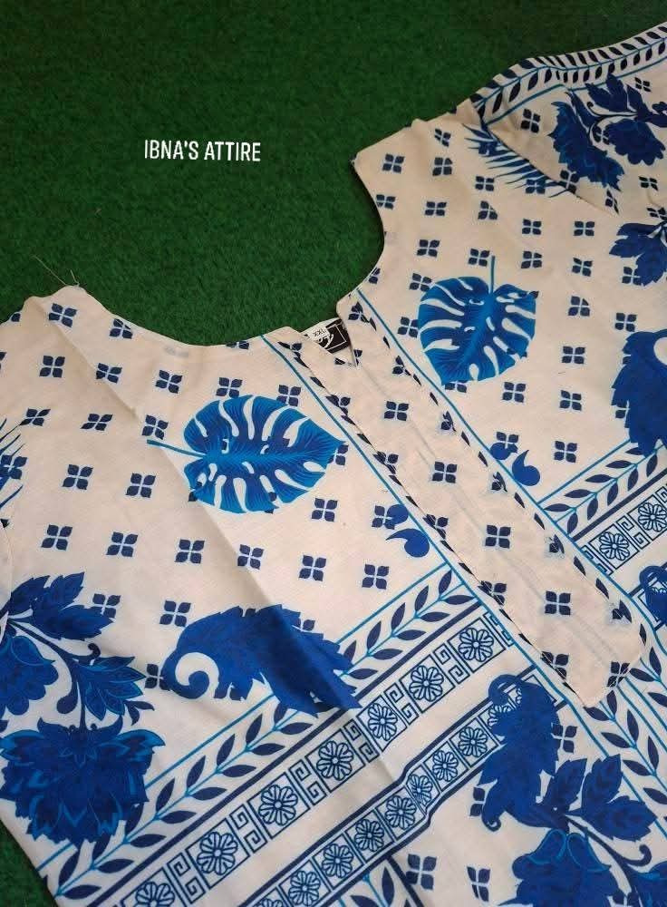Pure Cambric cotton three piece