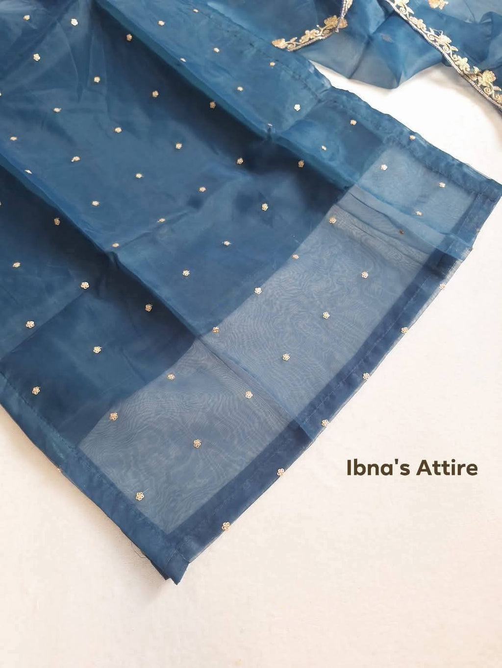 Organza Party Three piece suit - blue