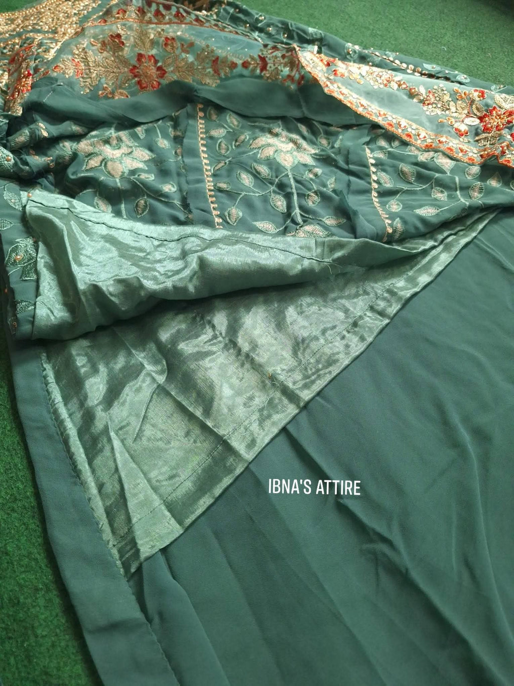 Anarkali- green
