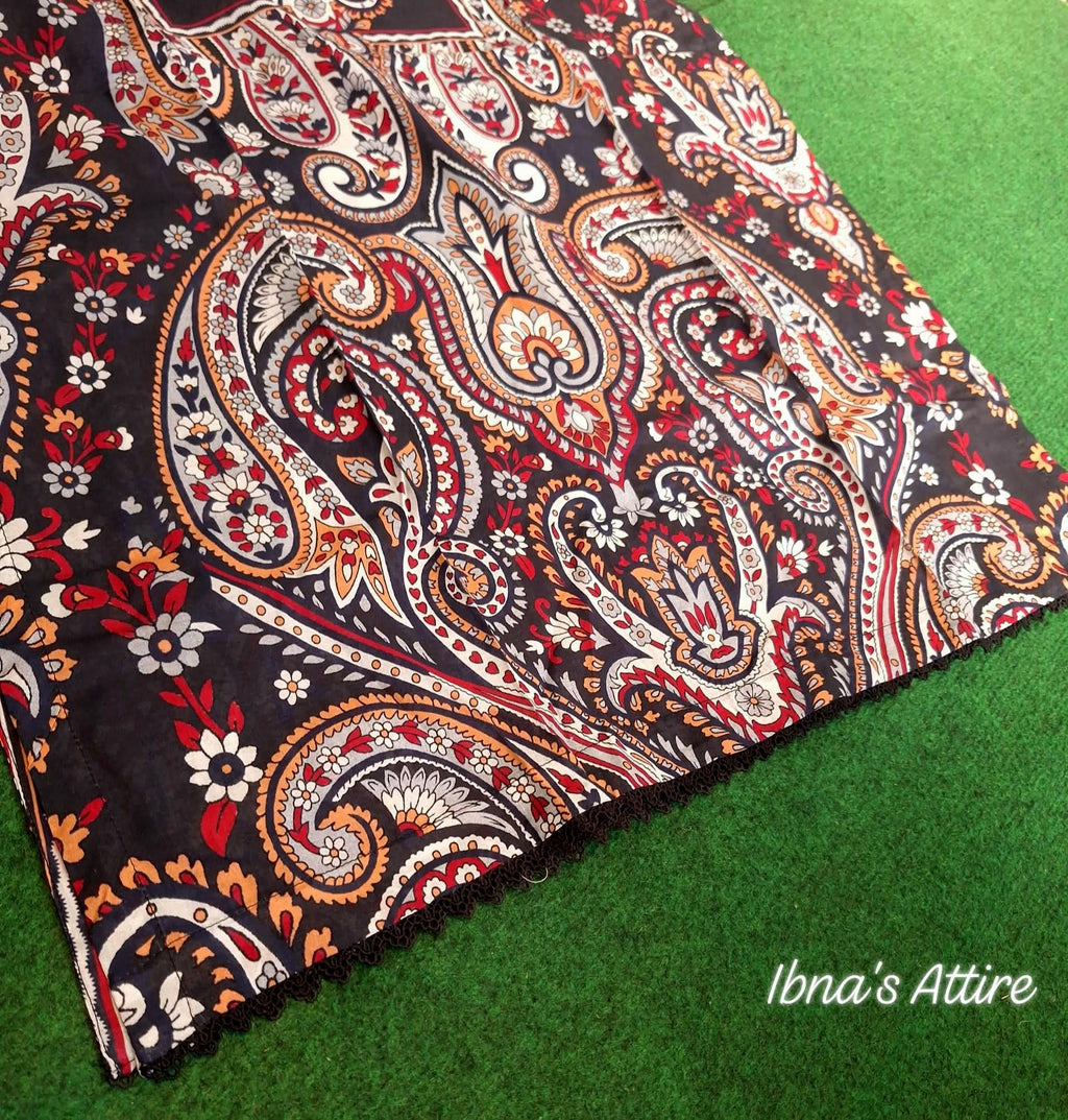 Pakistani Lawn Three piece suit - Lawn
