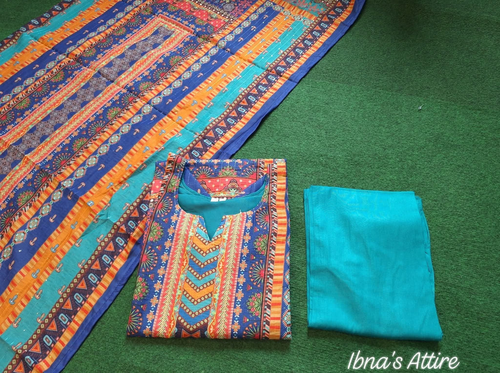 Maslin cotton three piece