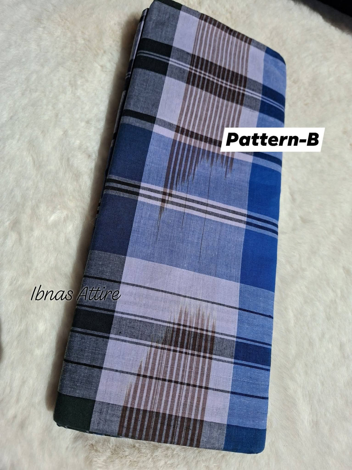 Men Stitched Cotton Lungi (2.10 Meter)