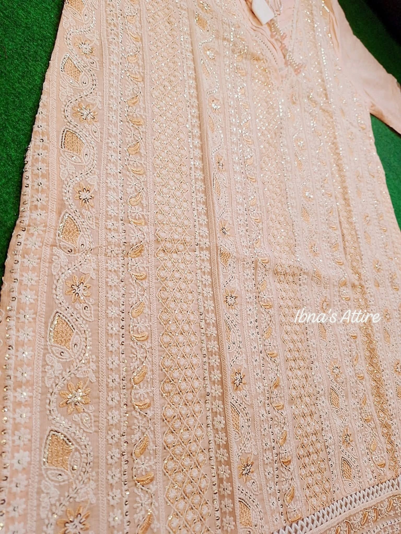 Luxury Chikenkari Lawn 3 Piece set