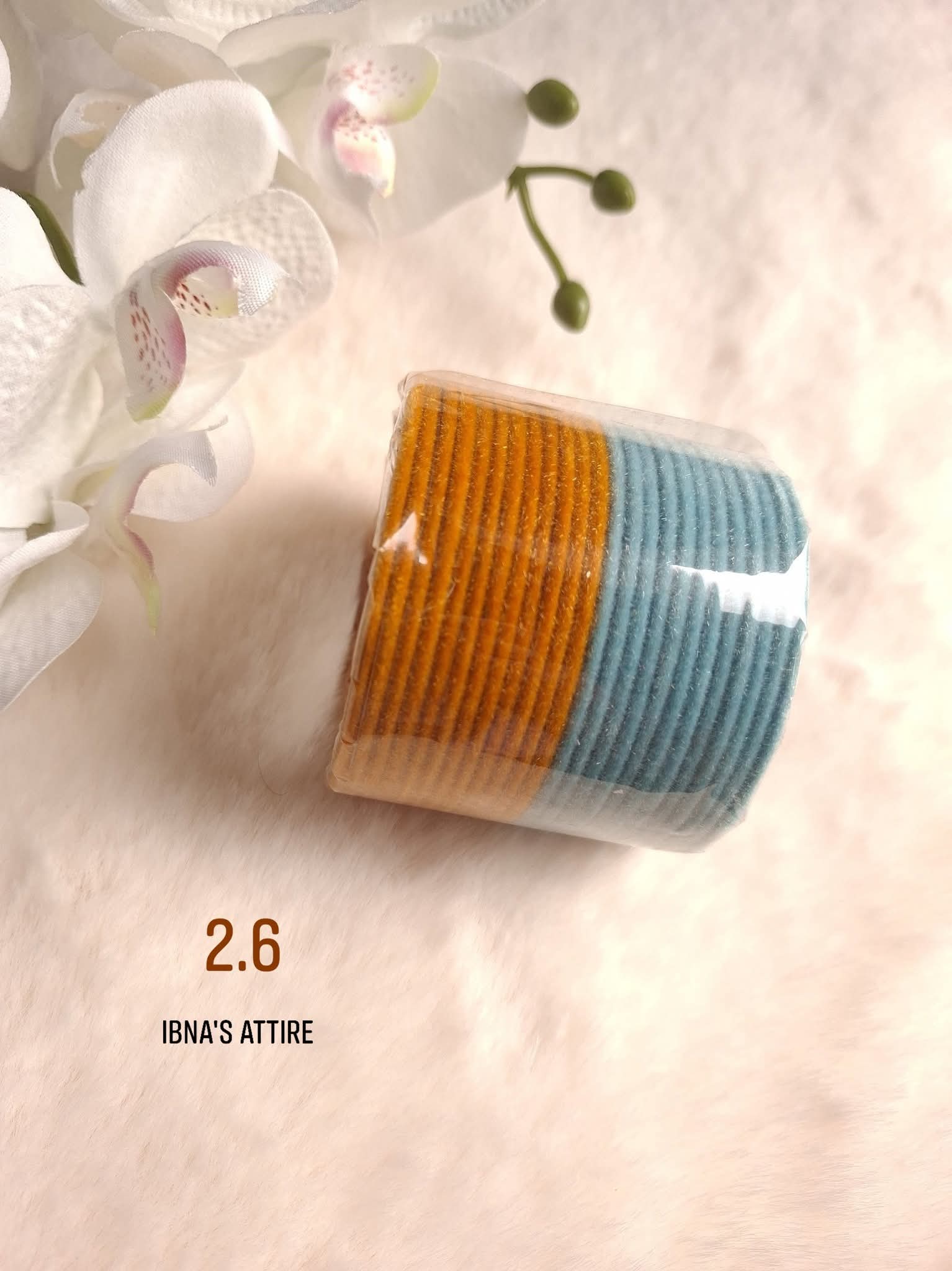 Velvet bangles- 24 piece