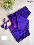Readymade blouse- Rama green- Free size- (38,40,42)