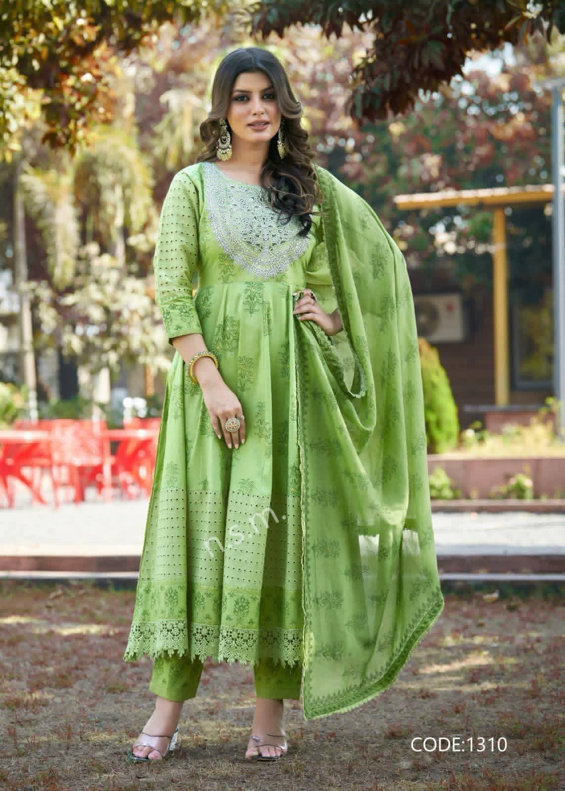 Soft pure Cotton Anarkali