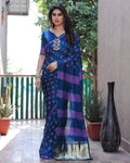 Bandhani sibory saree