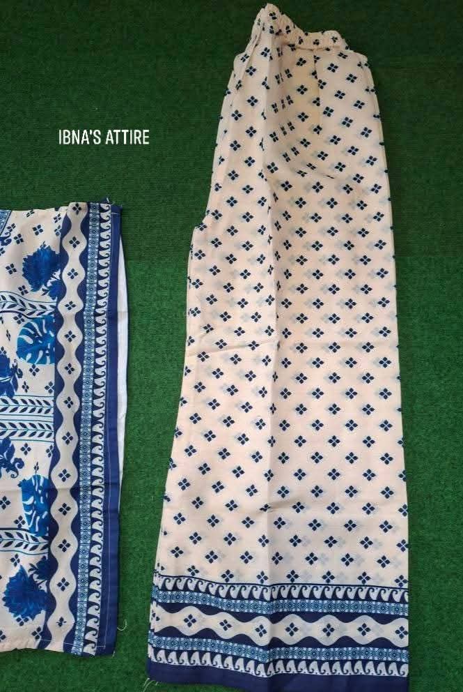Pure Cambric cotton three piece