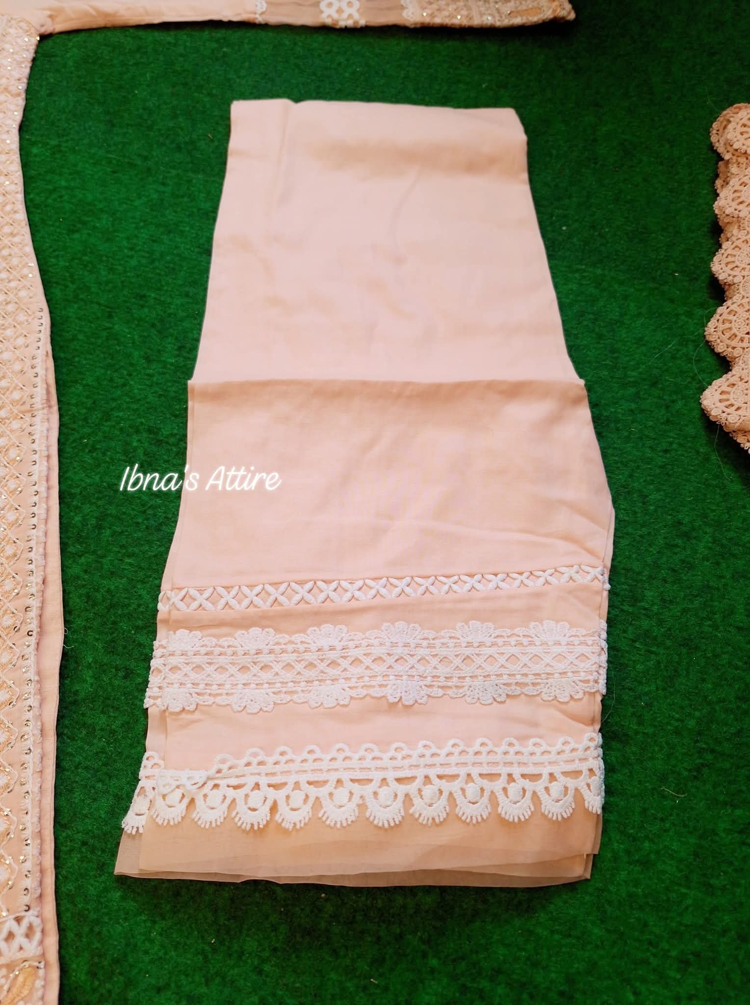 Luxury Chikenkari Lawn 3 Piece set
