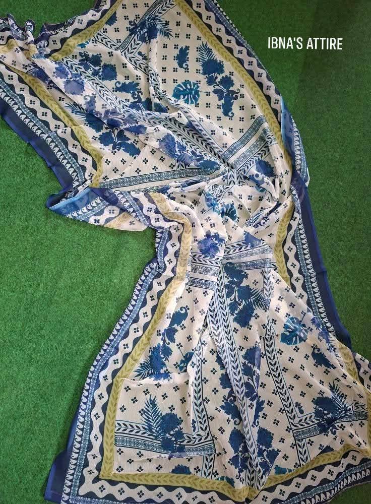 Pure Cambric cotton three piece