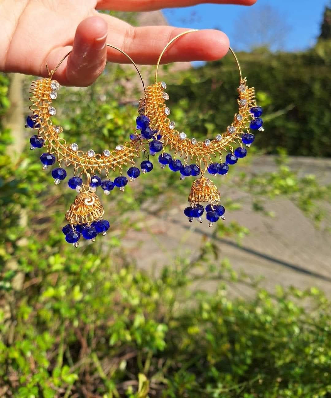 Earring- blue