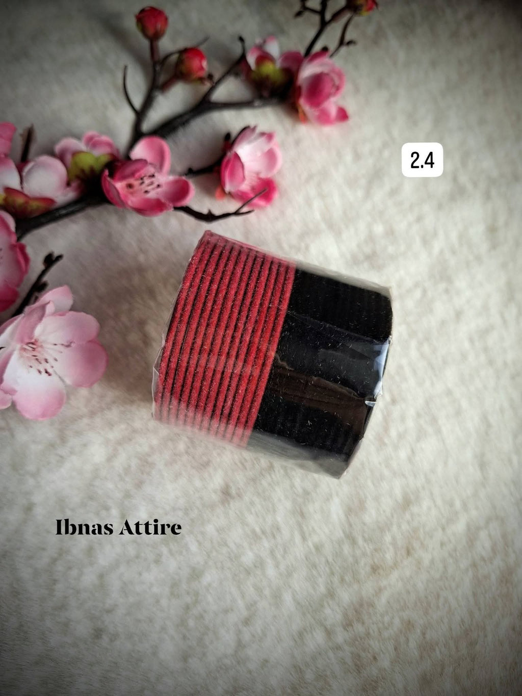 Traditional Velvet Metal Bangles | (24 colors) -24-Piece Set- (Size 2.4)