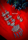 Oxidized necklace set