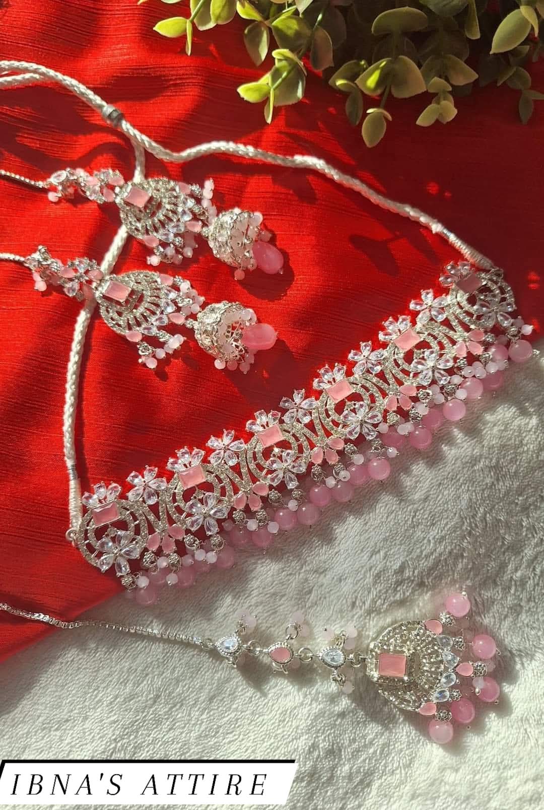 Baby Pink choker set