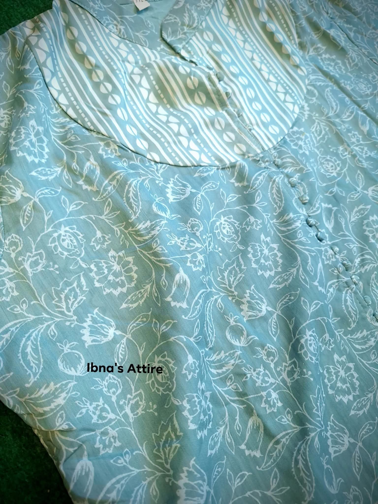 Summer Heavy Cotton One Piece Flared Kurti