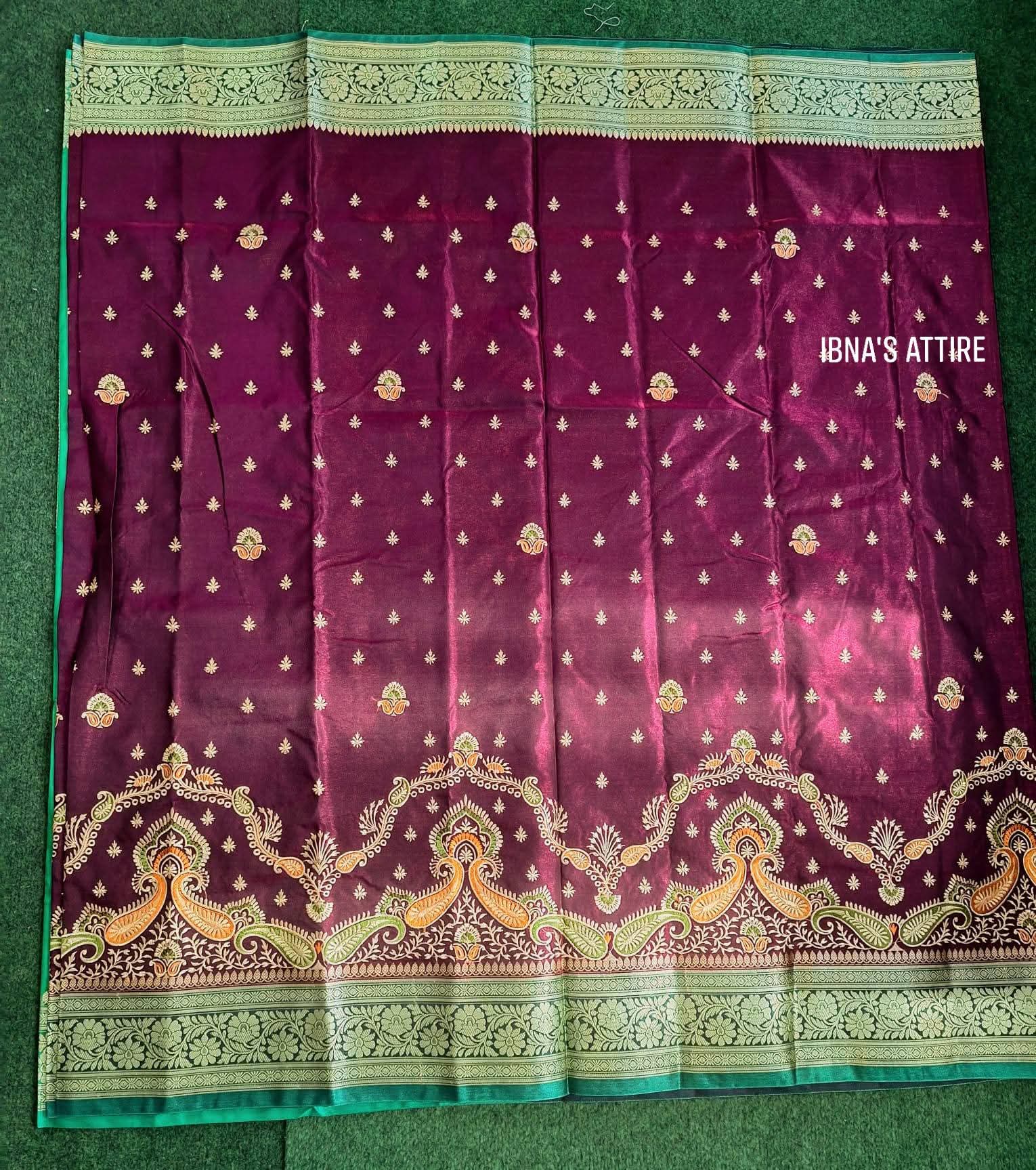 Banarasi katan silk saree