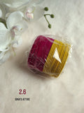 Velvet bangles- 24 piece