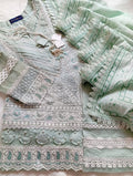 Luxury Chikenkari Lawn Three Piece Suit