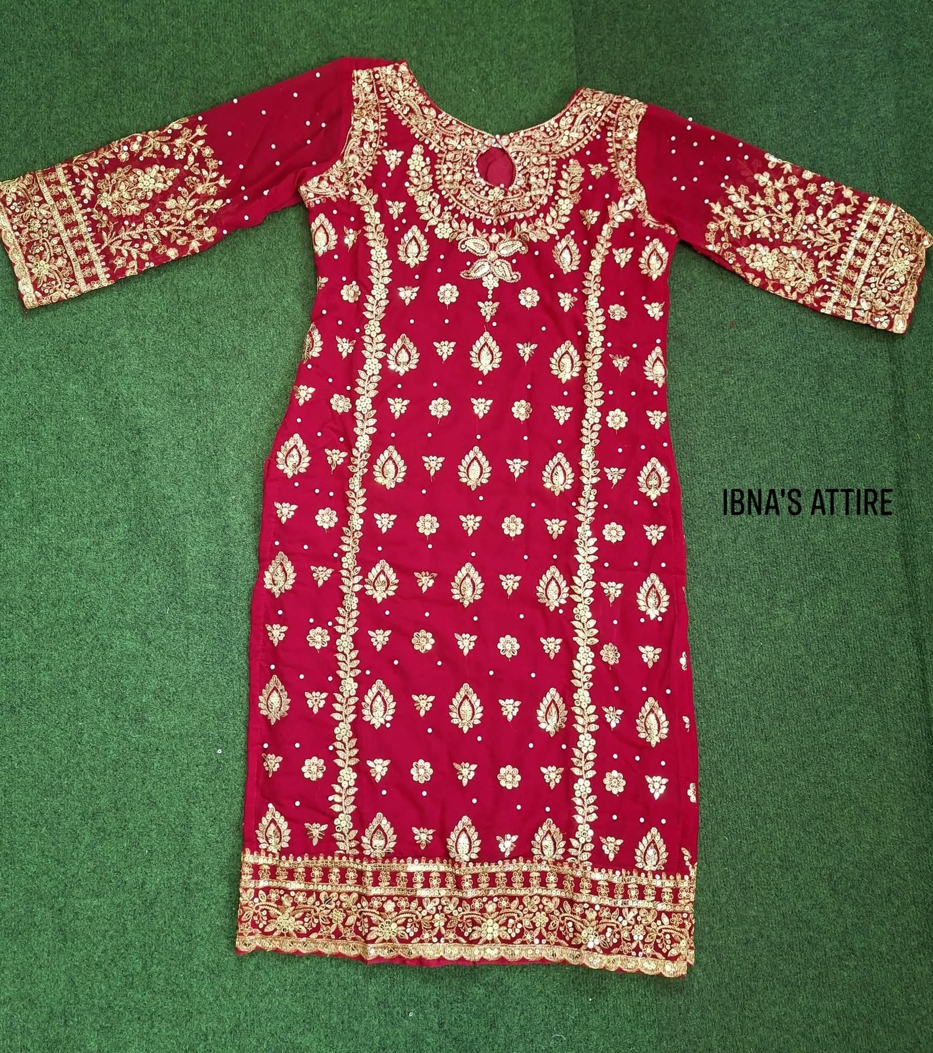 Party suit- Rani pink