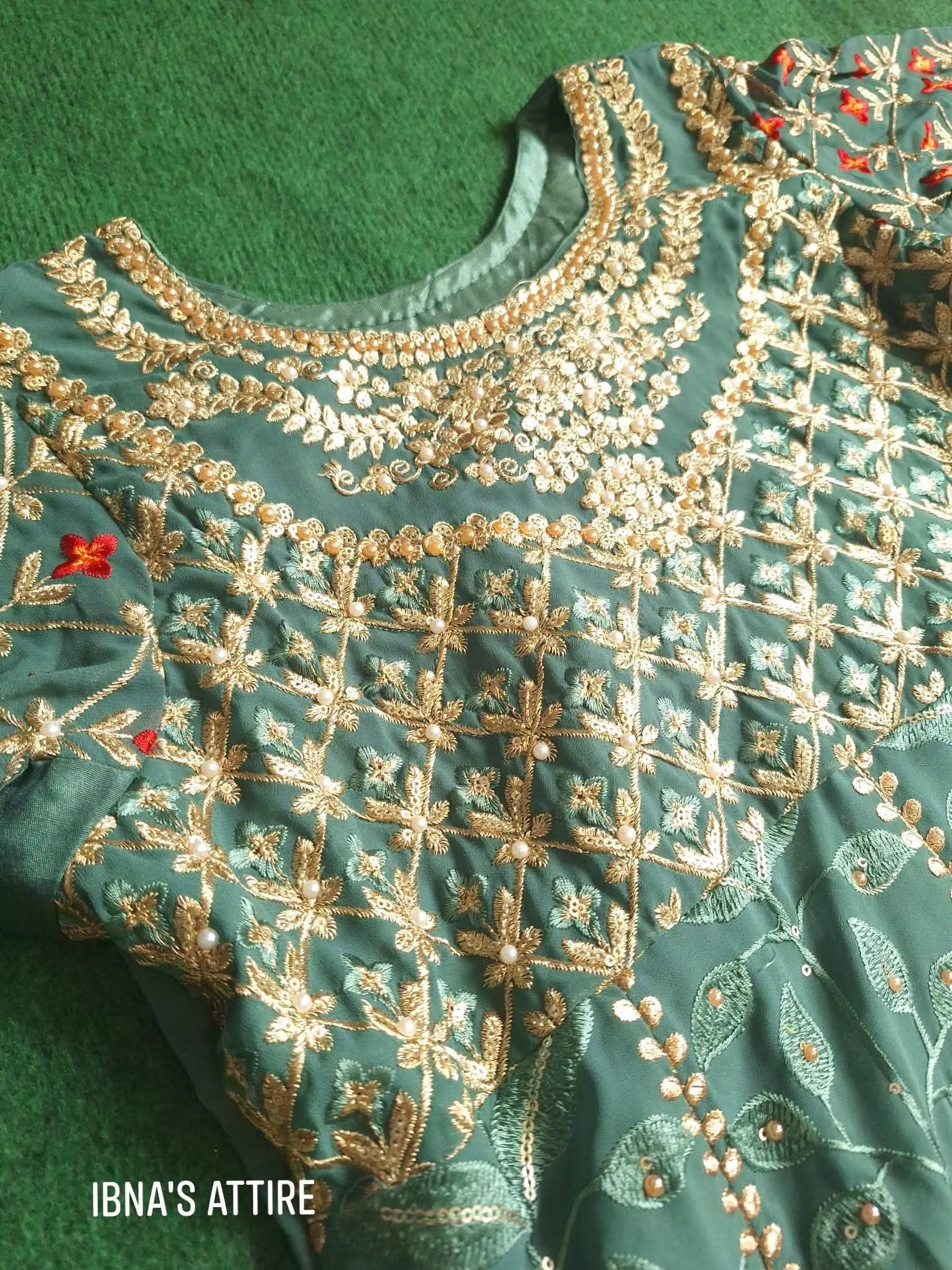 Anarkali- green