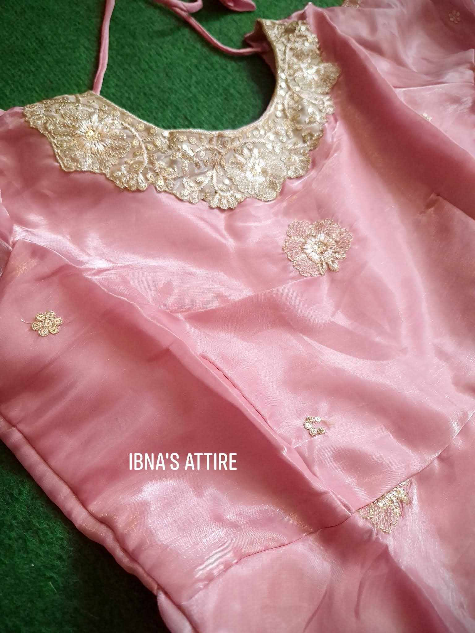 Pink Jimmy Choo Fabric Party Gown Set