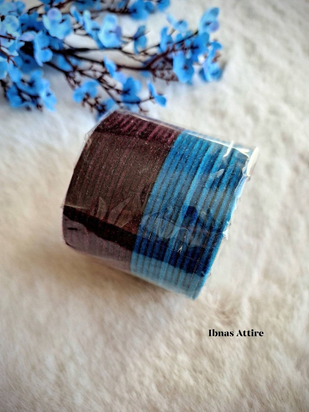 Velvet Metal Bangles 24 Piece set- (26 colors)-(size-2.8)