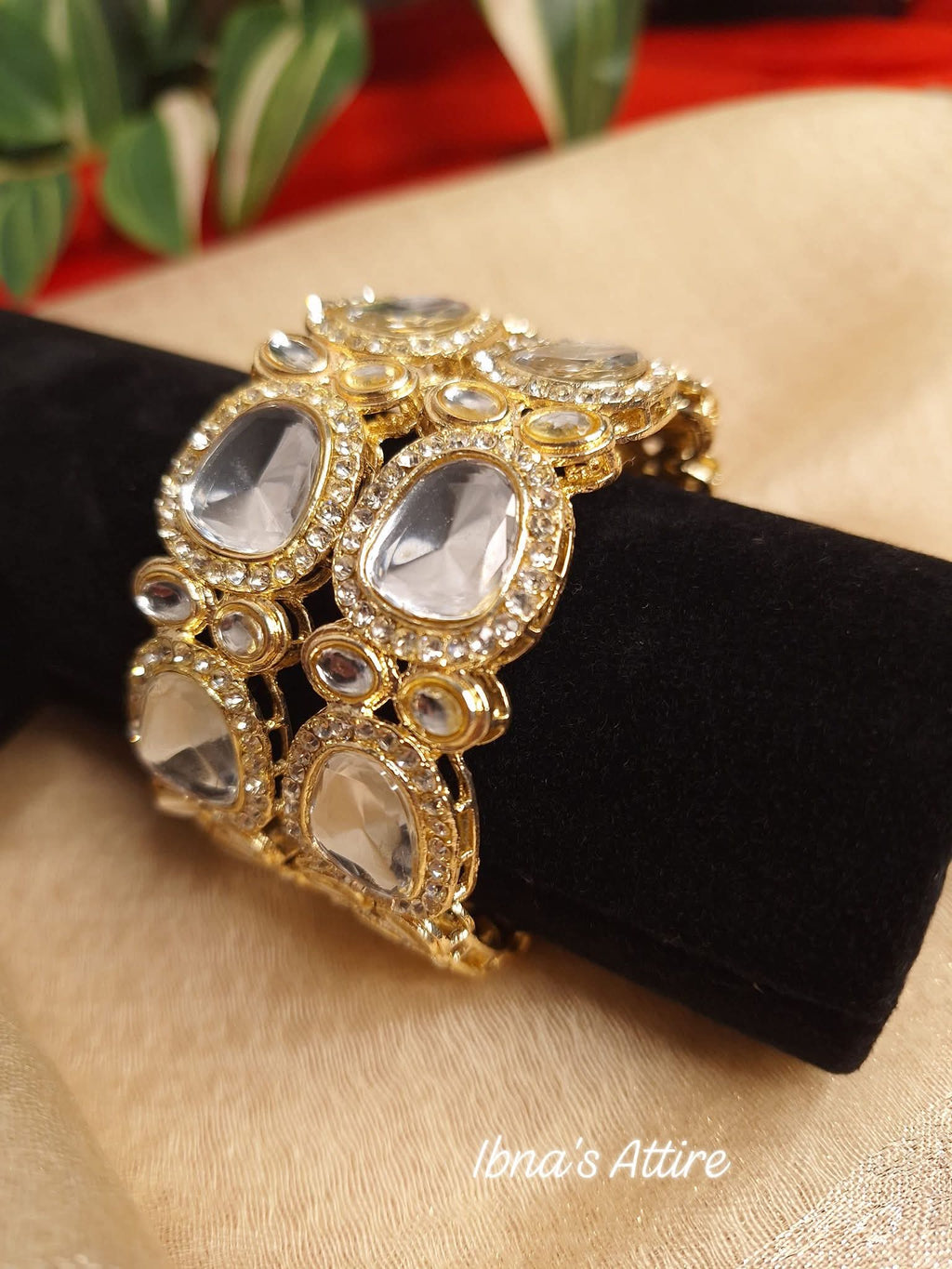 Kundan Bangle Set