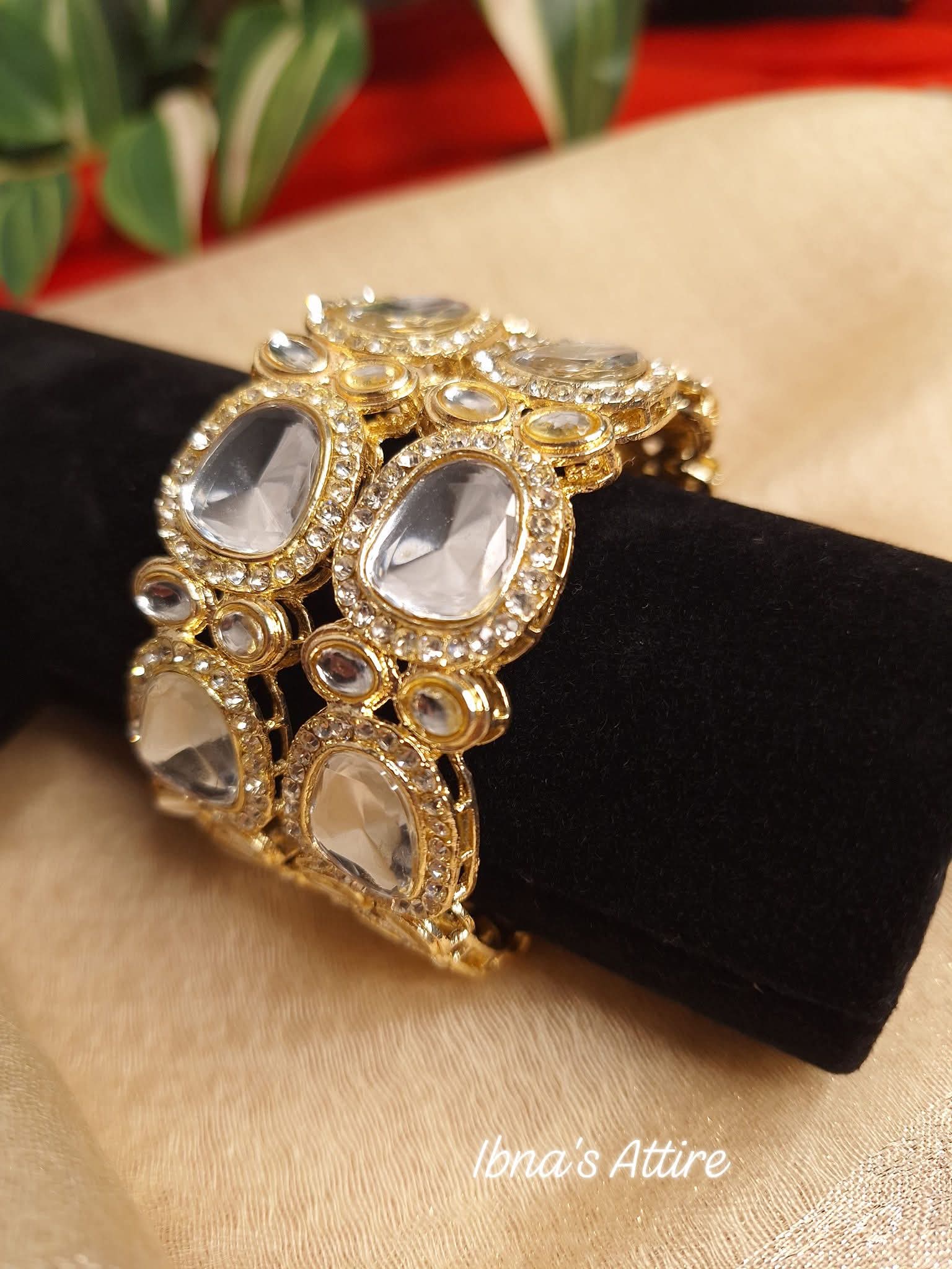 Kundan Bangle Set