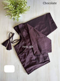 Readymade blouse- Rama green- Free size- (38,40,42)