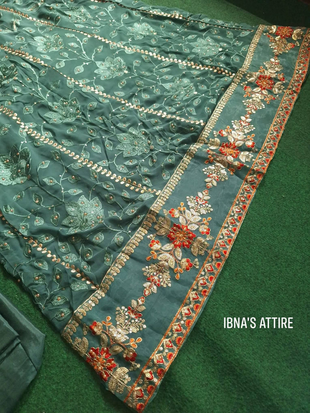 Anarkali- green