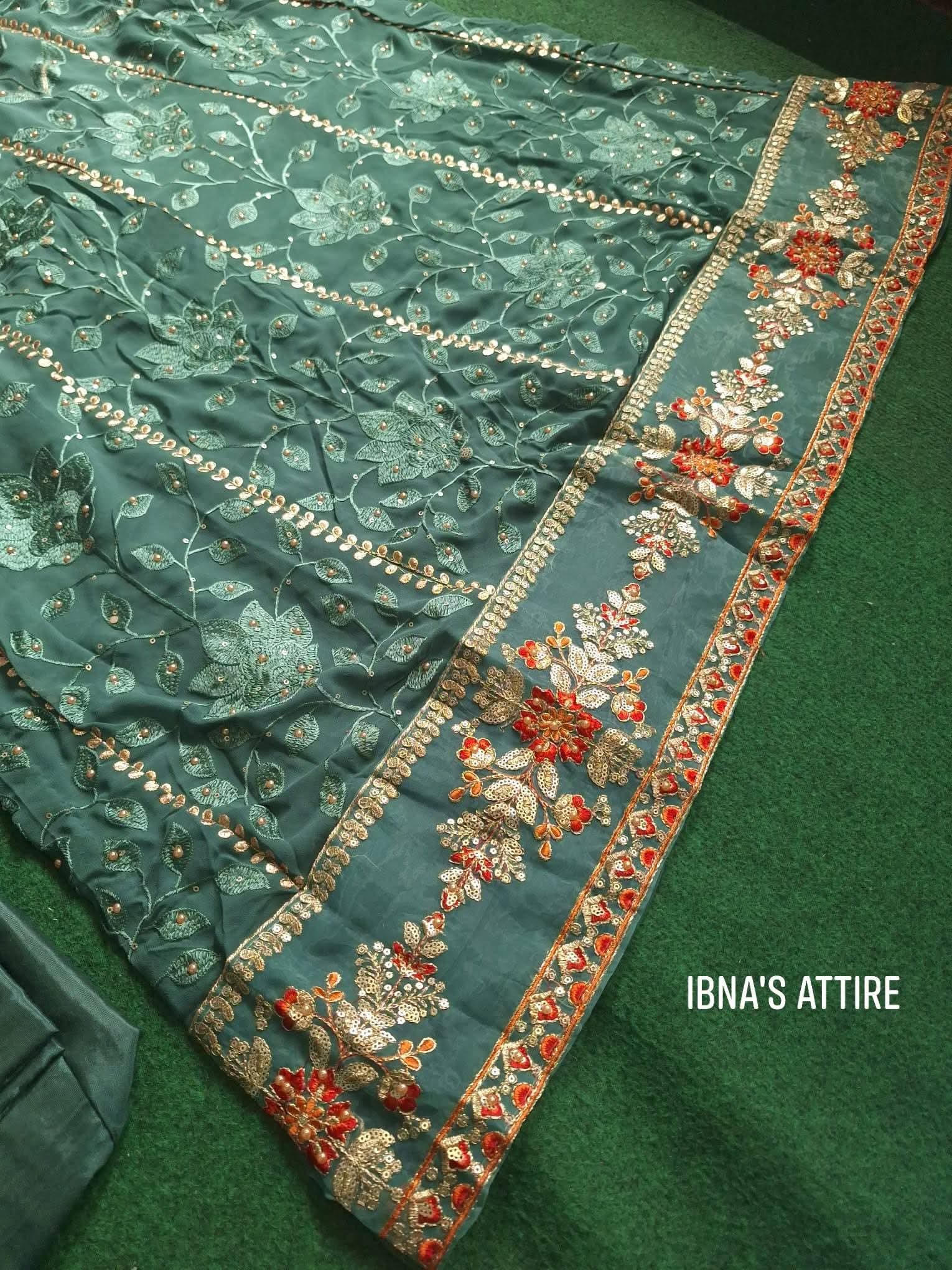 Anarkali- green