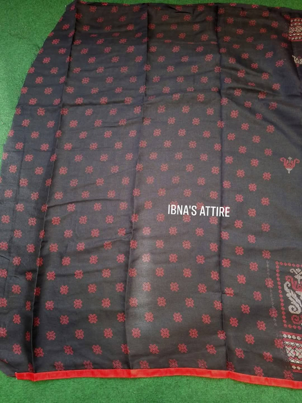Kalamkari Leinen-Jute-Seidensari