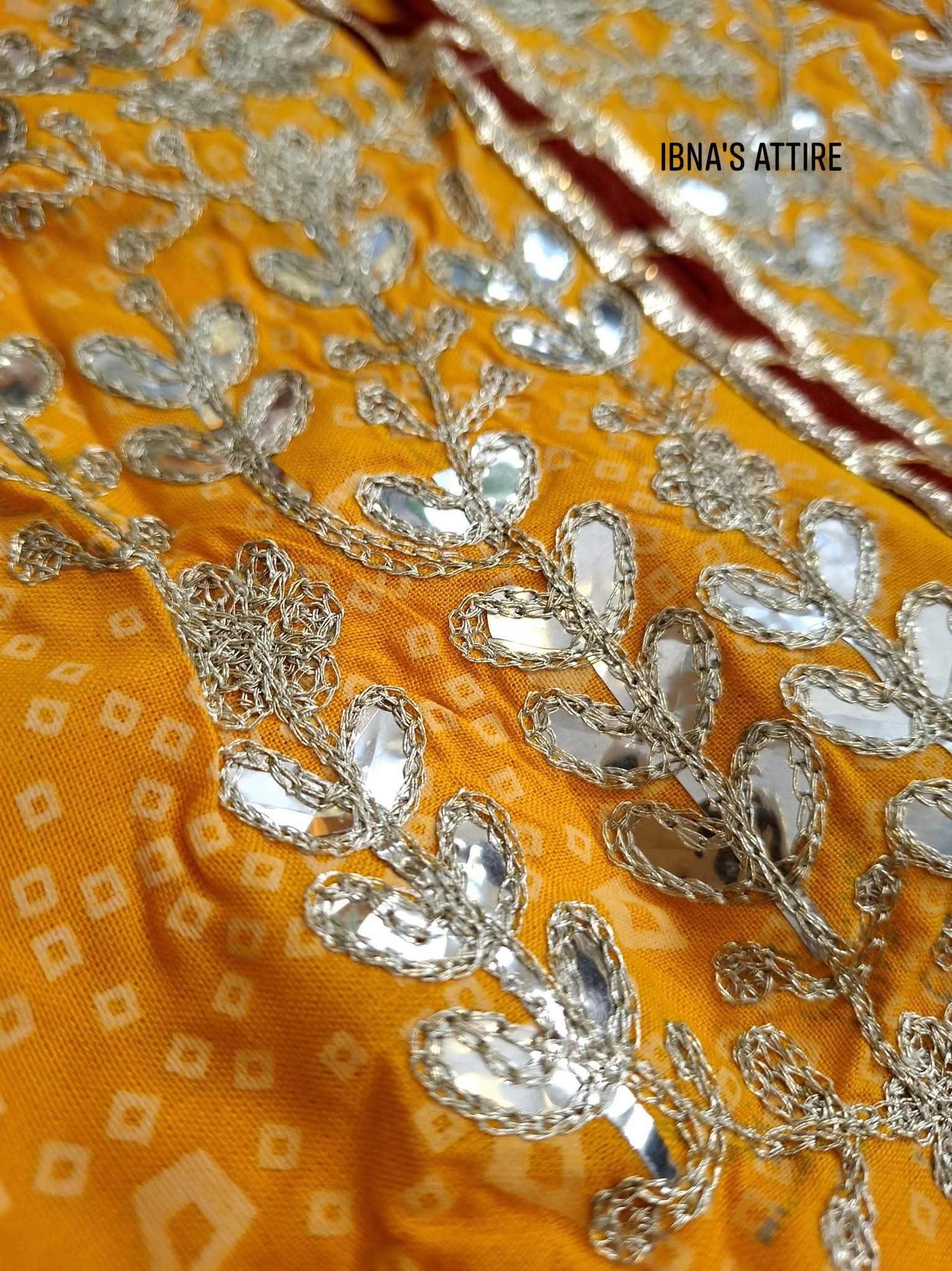 4-Piece Yellow Sharara Suit Set with Zari Embroidery Kurti, Cotton Flared Sharara, Heavy Dupatta & Matching Potli Bag