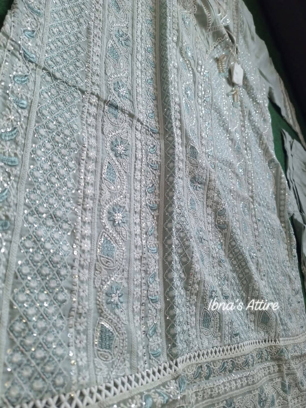 Luxury Chikenkari Lawn Three Piece Suit