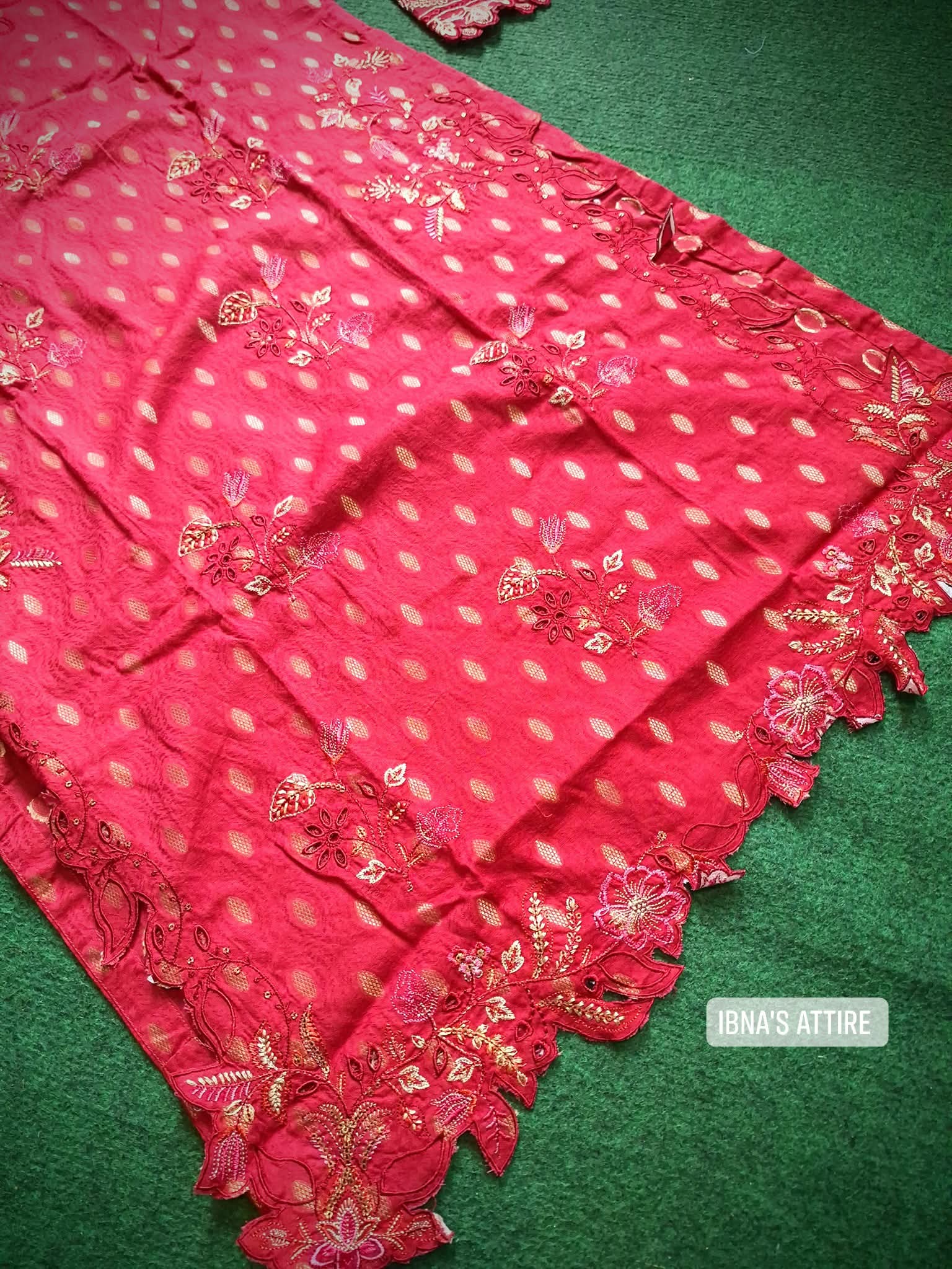 Jacquard Three piece suit - Bin Sayeed