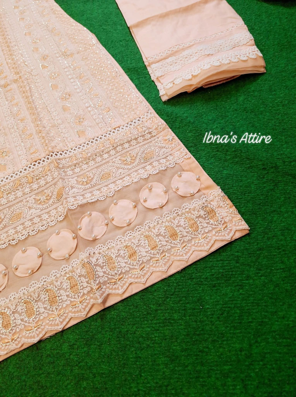 Luxury Chikenkari Lawn 3 Piece set