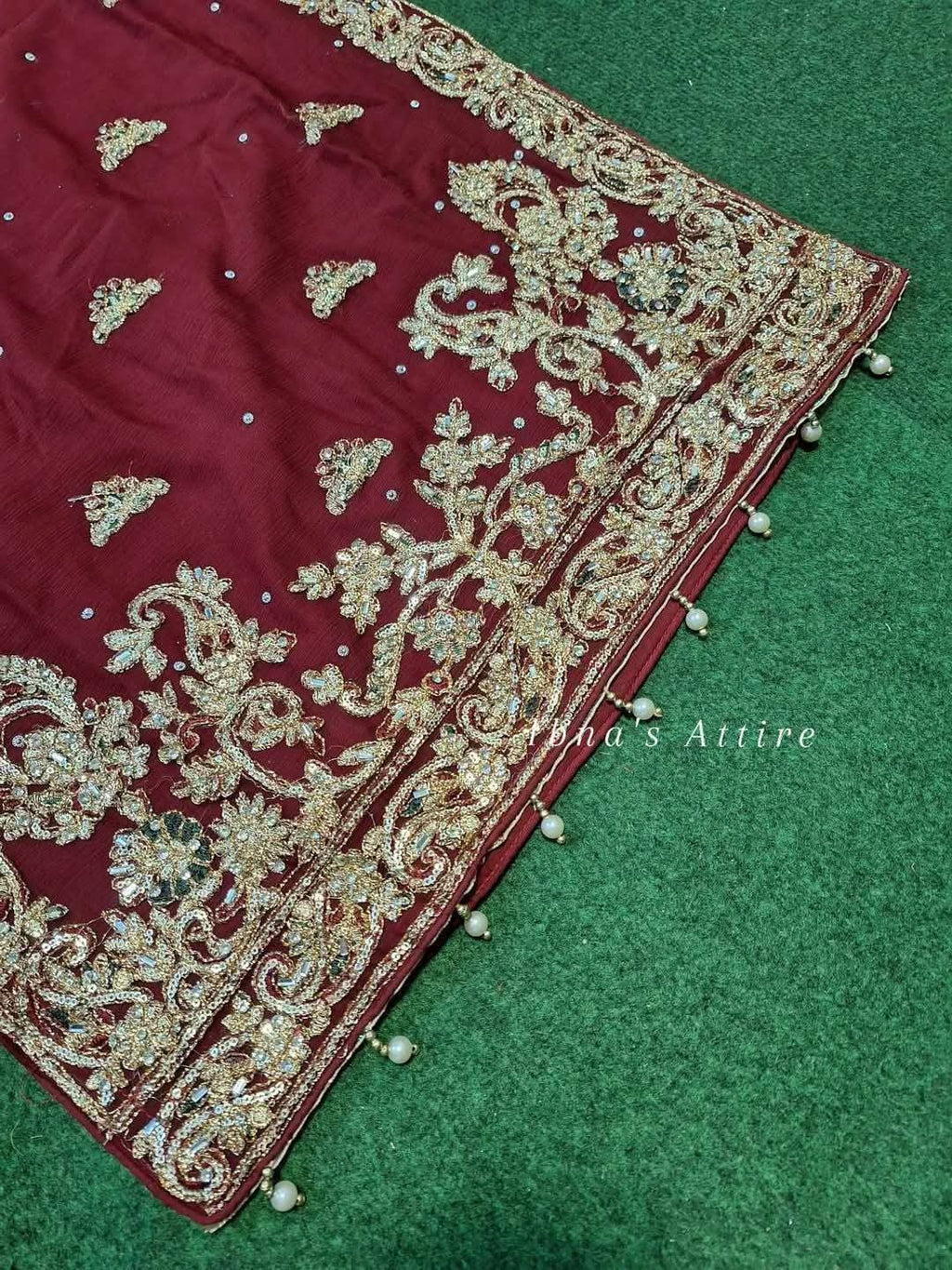 Pure chiffon gharara suit