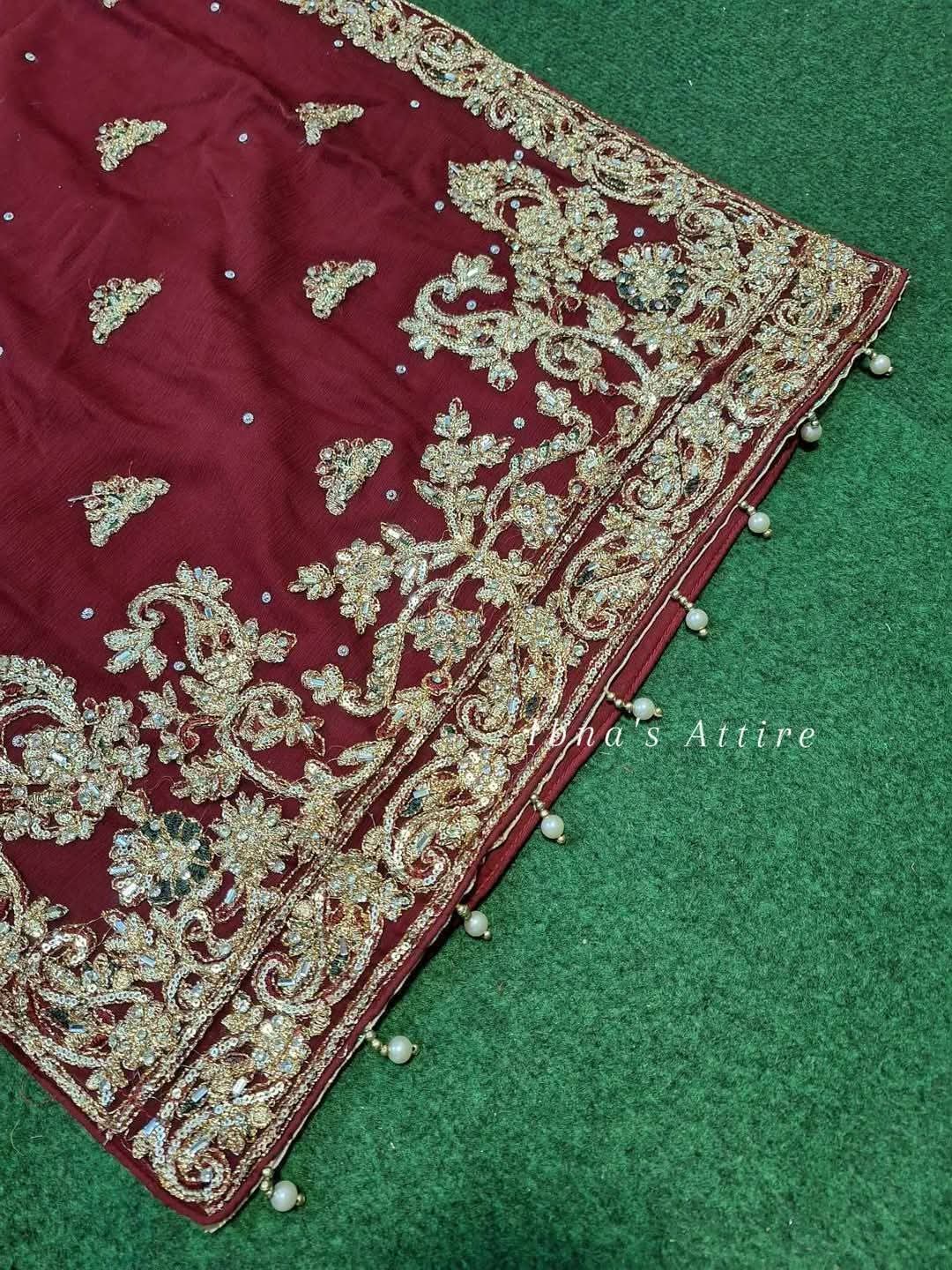 Pure chiffon gharara suit