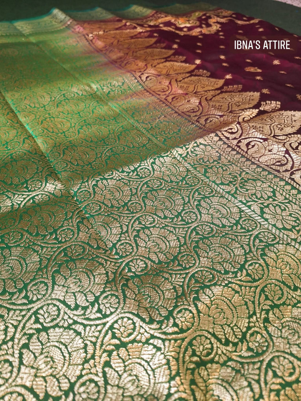 Banarasi katan silk saree