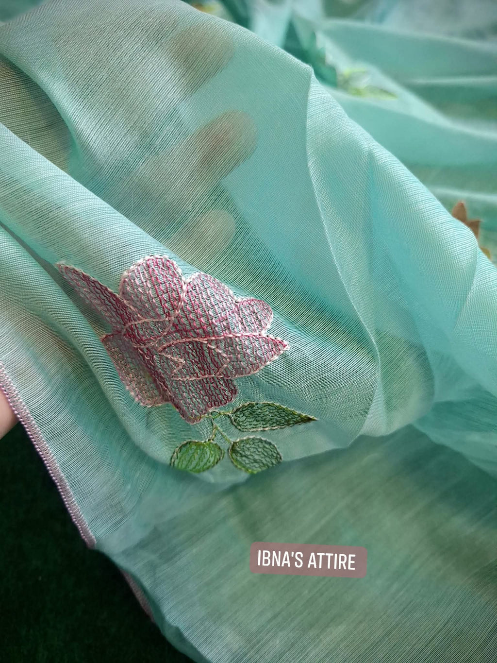 Premium Floral Pakistani Paper Cotton Three-Piece Suit