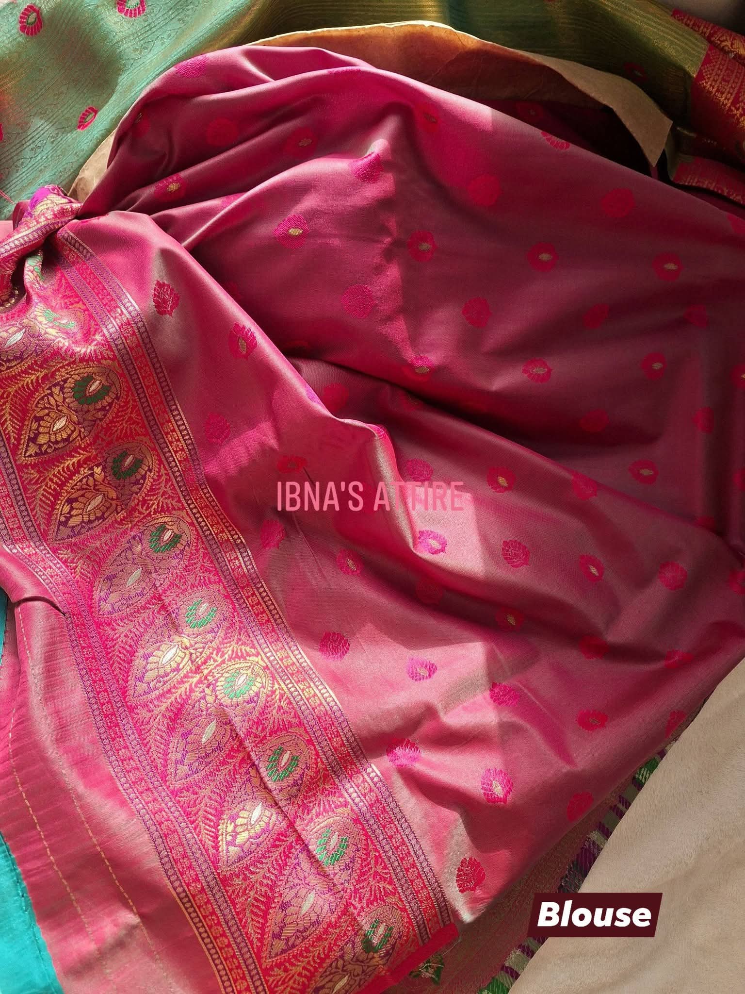 Tissue paithani silk saree