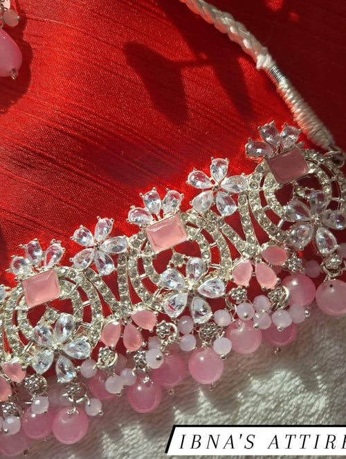Baby Pink choker set